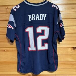 NFL Reebok New England Patriots Tom Brady Football Jersey Large